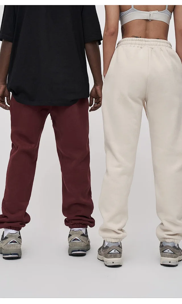 RFSD Men's 2025 FW Solid Fleece Joggers Hiphop Set Detail