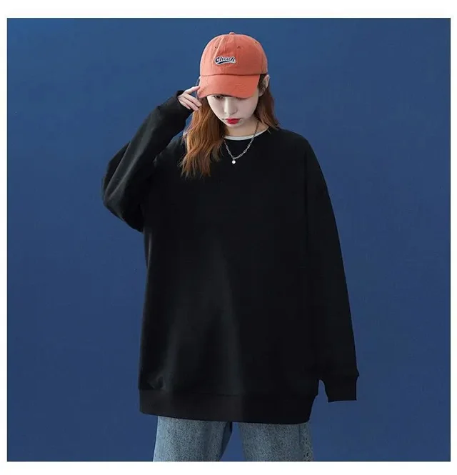 Unisex Fleece Oversized Sweatshirt Wholesale Detail