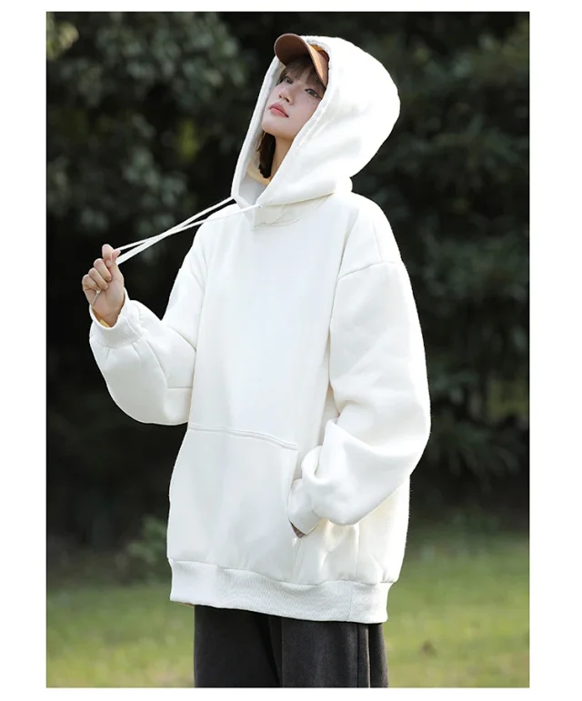 Unisex Winter Fleece Hoodie Detail