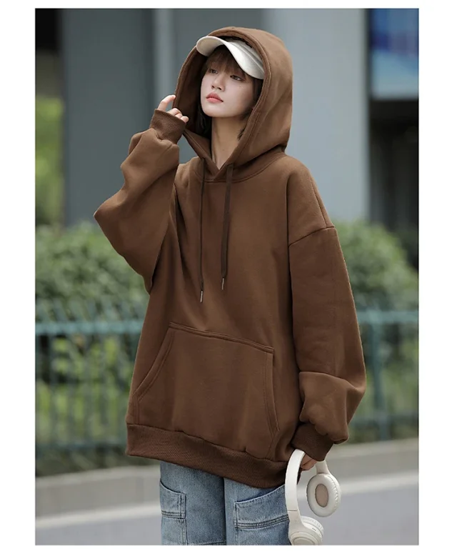 Unisex Winter Fleece Hoodie Detail