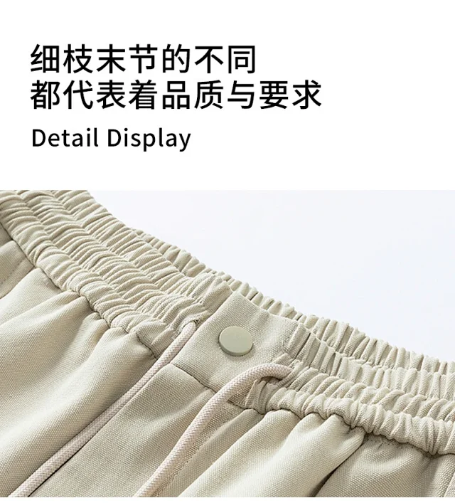 NASA High-street Hong Kong-style Shorts for Men Detail
