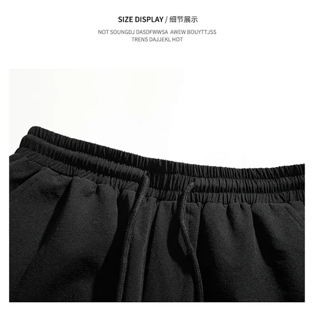 Men's Summer Ice Silk Cargo Shorts Detail