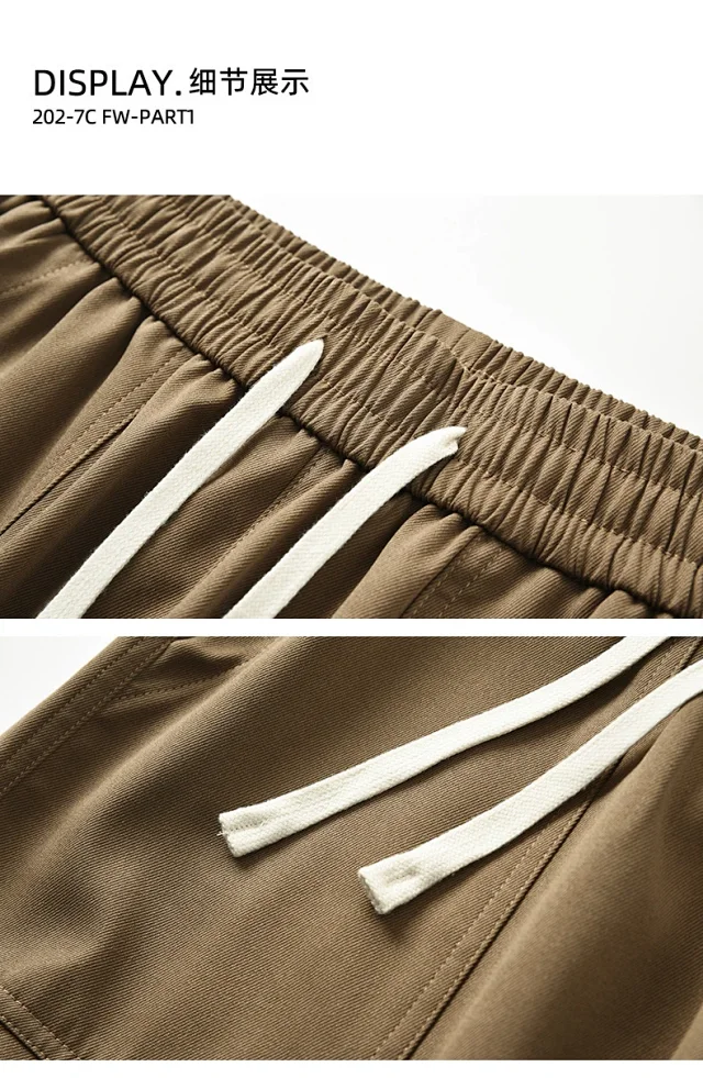 Men's Retro Cargo Joggers Detail