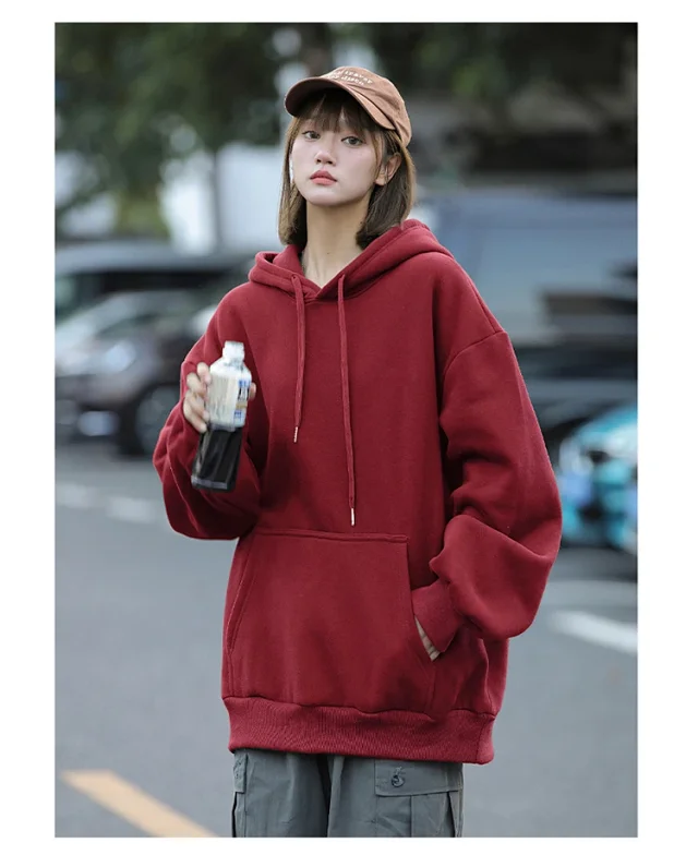 Unisex Winter Fleece Hoodie Detail