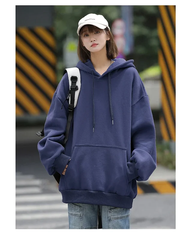 Unisex Winter Fleece Hoodie Detail