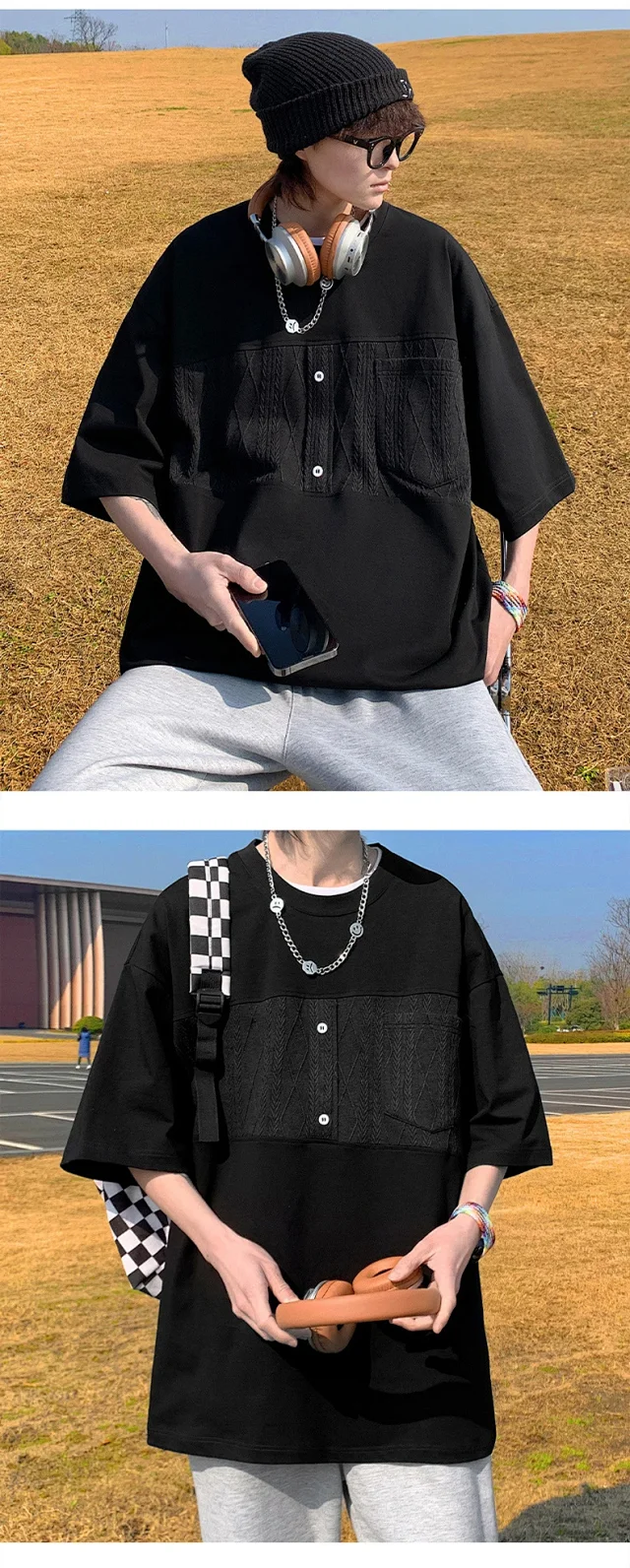 2025 Summer Men's T-shirt Detail