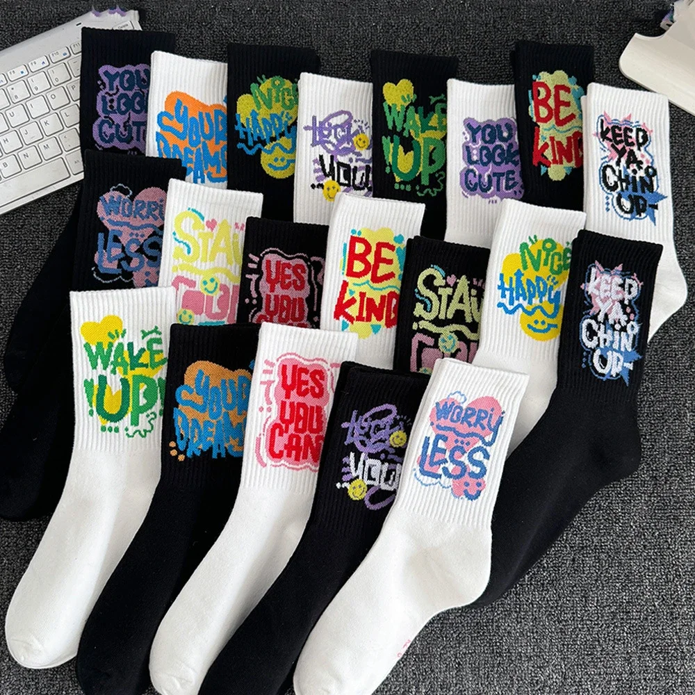 Women's Plus-Size White Mid-Calf Sports Socks（20 pairs）
