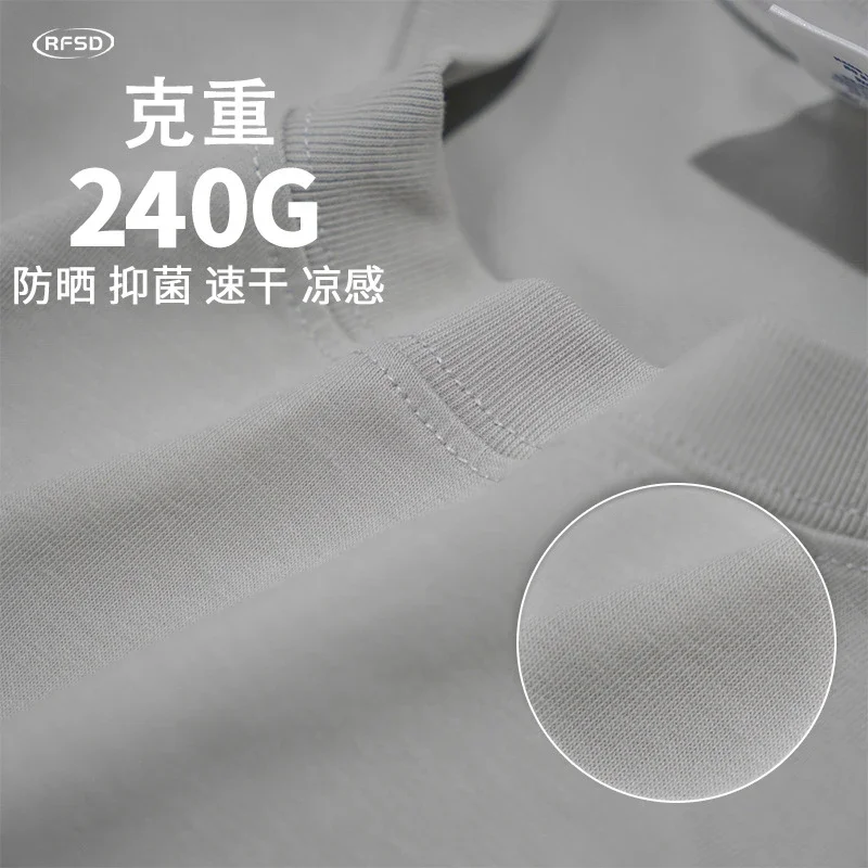 RFSD Men's 2025 Summer Trendy Loose 240G Balenciaga Cool T-shirt