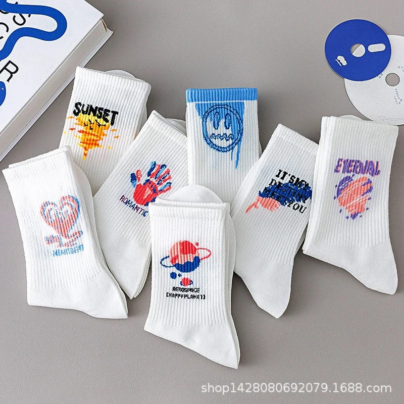 Women's Korean Style Cotton Socks（10 pairs）