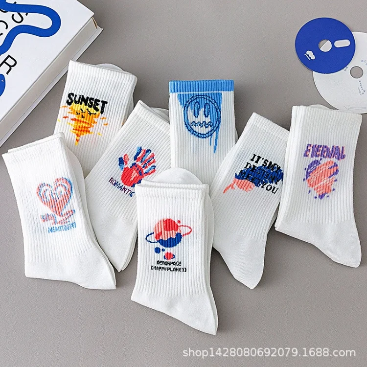 Women's Korean Style Cotton Socks(10 pairs)