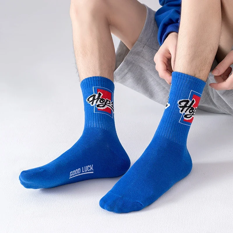 Men's Summer Cotton Mid-Calf Socks（10 pairs）