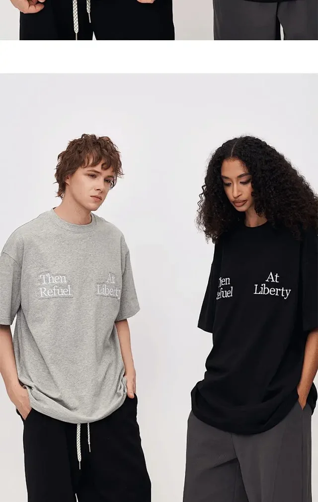 FSDR Men's 2025 Summer Patchwork T-shirt Detail