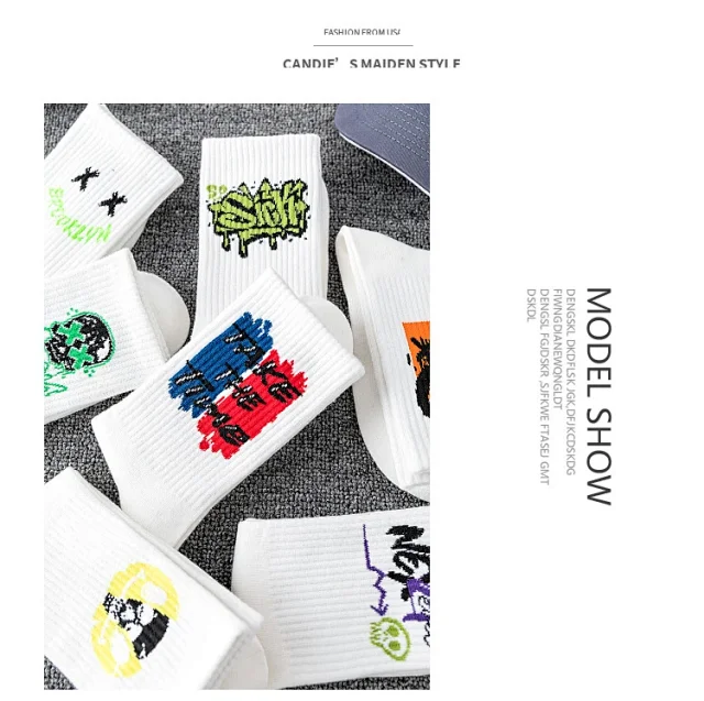 Men's Oversize Mid-Calf Sports Socks（30 pairs） Detail