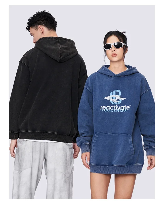 RFSD Men's 2025 Fall Wax - Dyed Hoodie Detail