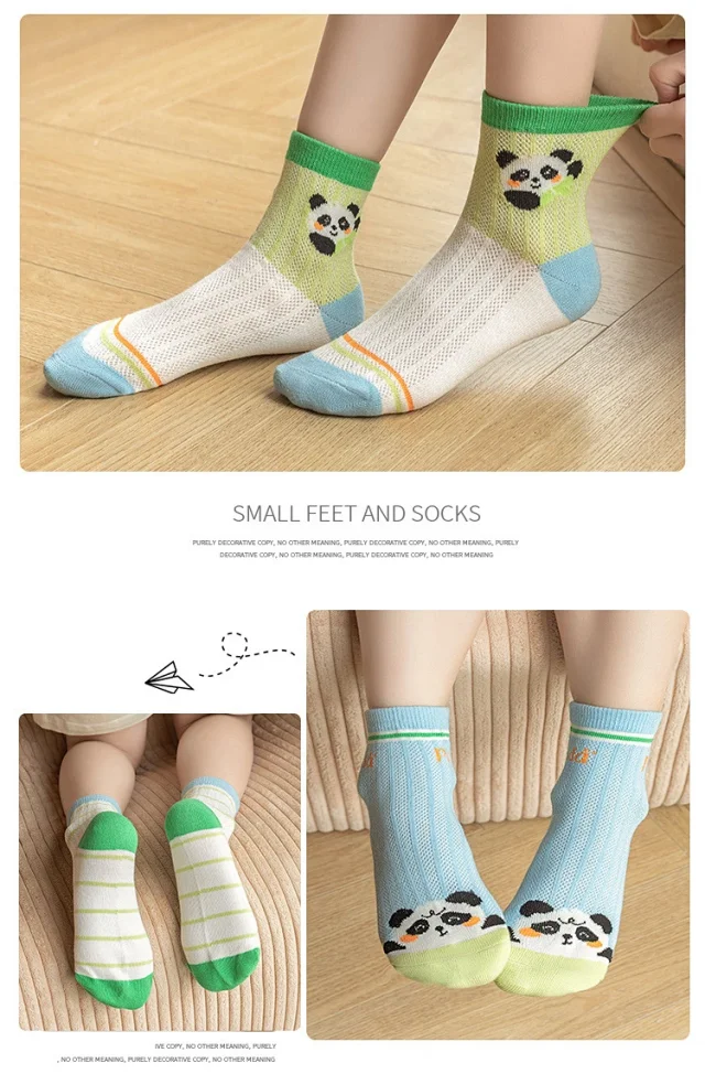 Girls' Mesh Ankle Socks for Spring Summer（1 pairs） Detail
