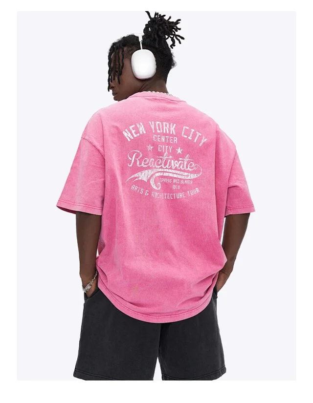 RFSD Men's | Balmain Dupe 2025 Summer Print T - Shirt Detail