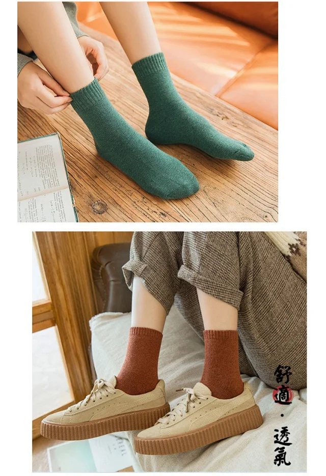 Women's Warm Thick Terry Socks（10 pairs） Detail