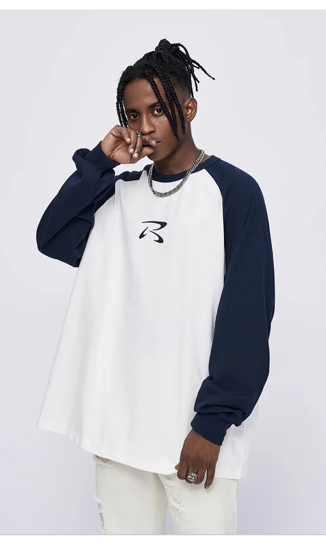 RFSD Men's Vintage Raglan Sleeve T-shirt Detail