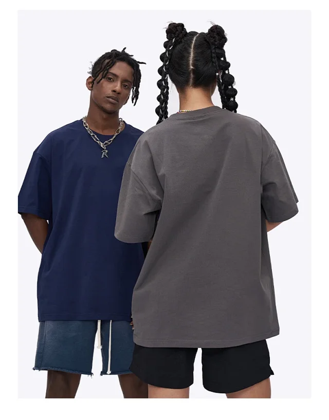 RFSD Men's 2025 Summer Trendy Loose 240G Balenciaga Cool T-shirt Detail