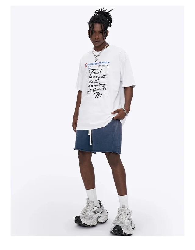 RFSD Men's | 2025 Summer New Streetwear American T - Shirt Detail