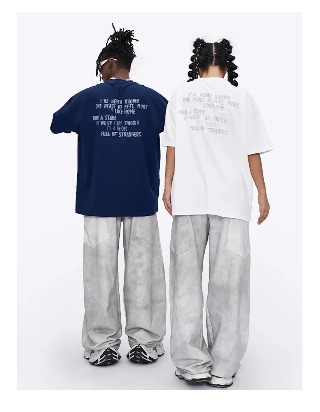 RFSD Men's | American Letter Print T-shirt Detail