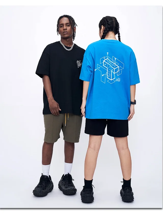 RFSD Men's 2025 SS Streetwear Loose Printed Tee Detail