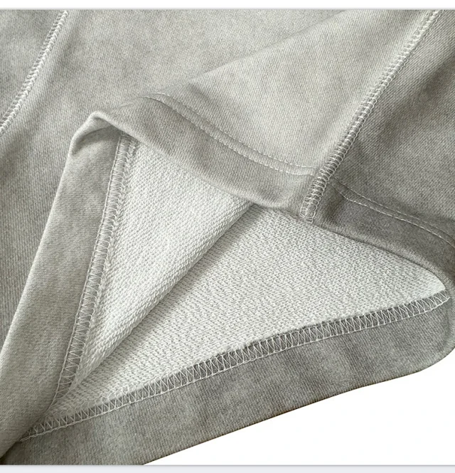 RFSD Men's 2025 Summer American White-Gray Dirty Wide-Leg Pants Detail