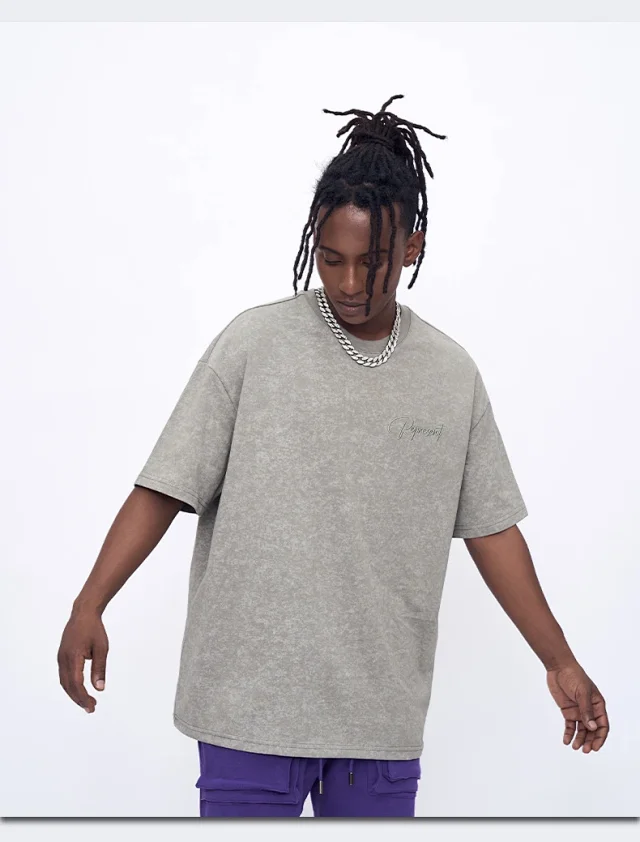 RFSD Men's | Balenciaga Dupe Heavyweight Washed T - Shirt Detail