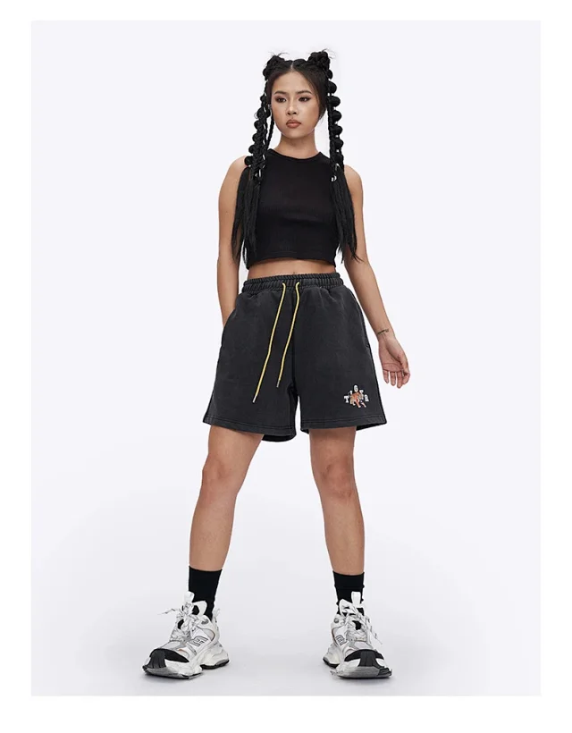 RFSD Men's | 2025 Summer 420G Heavyweight Dyed Basic Printed Shorts Detail