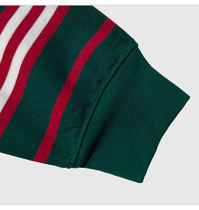 RFSD Unisex Fall 2025 Contrast-Stripe Loose Crew-Neck T-Shirt Detail