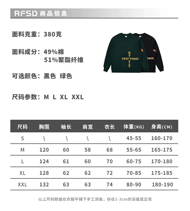 RFSD Men's Sweatshirt | 2025 Fall/Winter Detail