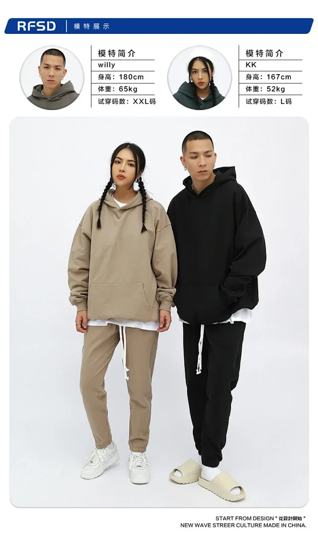 RFSD Men's Hoodie 2025 FW 420g Detail