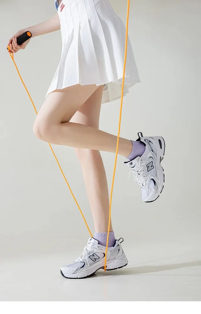 Ladies' Athletic Socks, Candy - Colored, Campus Style, Non - Slip Heel Detail