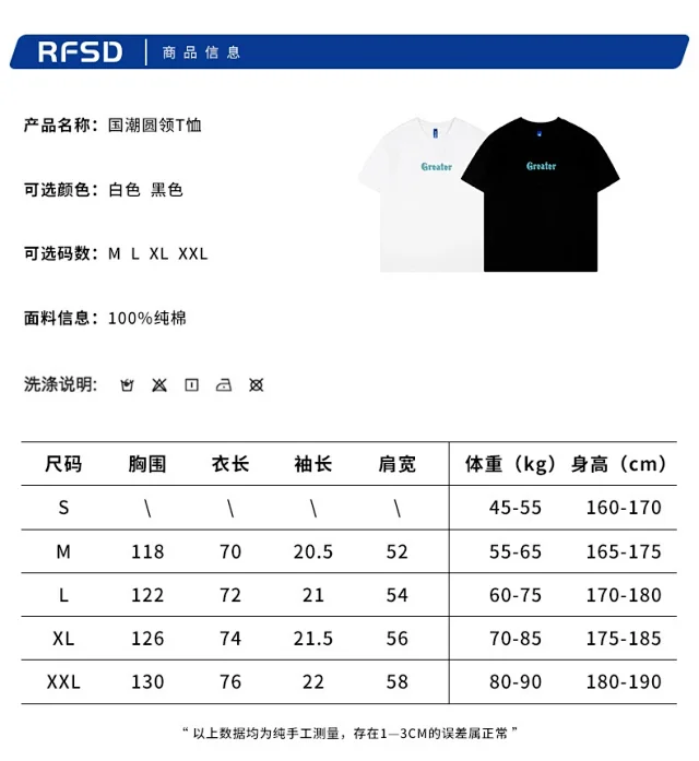RFSD Men's T-shirt, 2025 Summer Detail