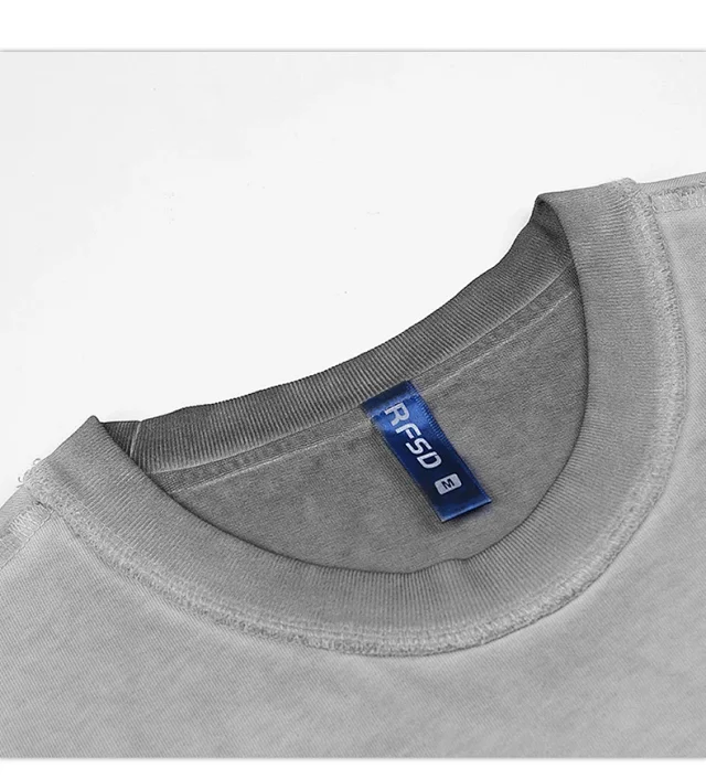 RFSD Men's Heavyweight Washed T-shirt Detail