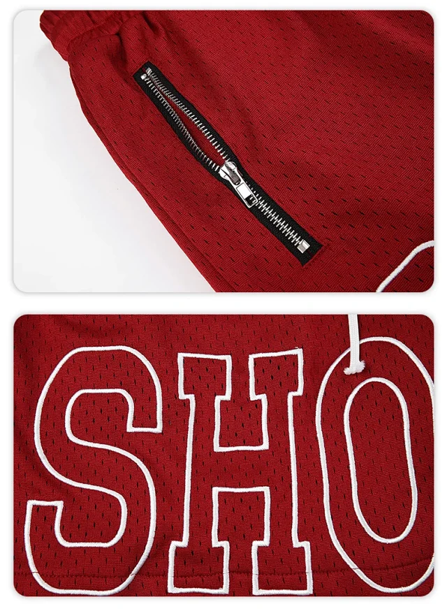 RFSD Men's | 2025 Summer New American Hip - Hop Drawstring Basketball Shorts Detail