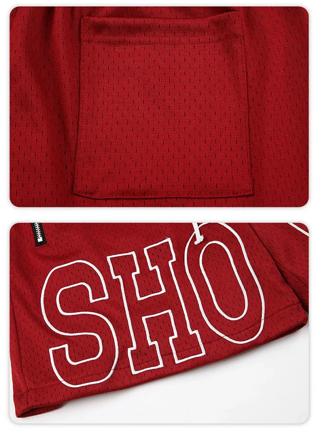 RFSD Men's | 2025 Summer New American Hip - Hop Drawstring Basketball Shorts Detail