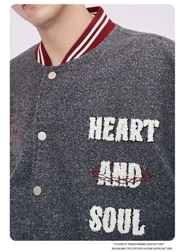 RFSD Men's | 2025 AW Retro Embroidered Bomber Jacket Detail