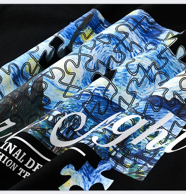 RFSD Vintage Puzzle Graphic Tee for Men Detail
