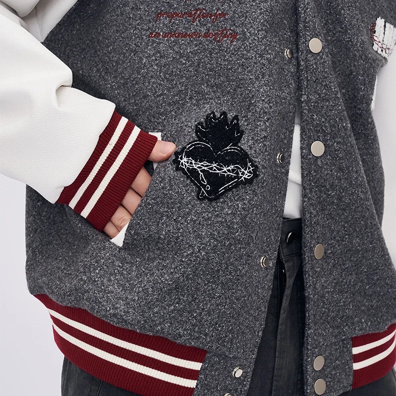 RFSD Men's 2025 AW Vintage Oversized Baseball Jacket