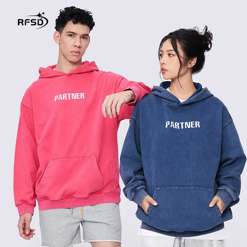 FSDR Men's 2025 A/W Loose Waxed Hoodie