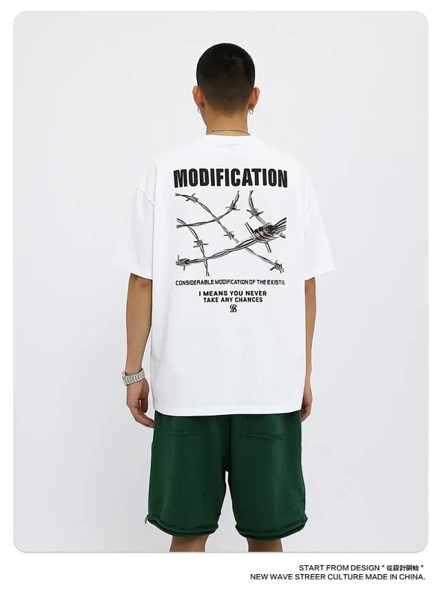 RFSD Men's | 2025 Summer New Original Thorn Print Tee Detail