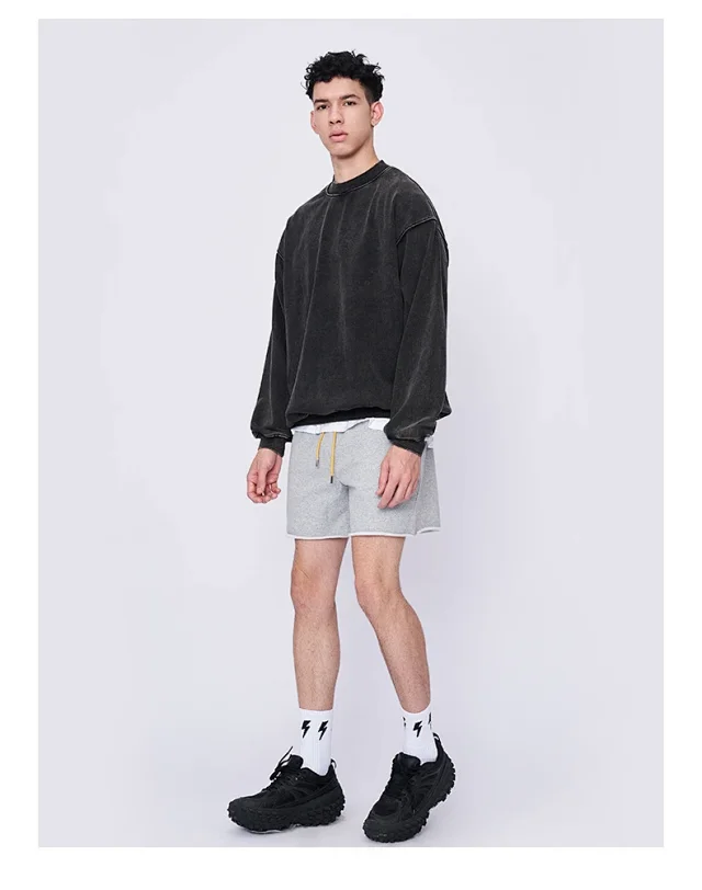 RFSD Men's 2025 FW Streetwear Crewneck Sweatshirt Detail