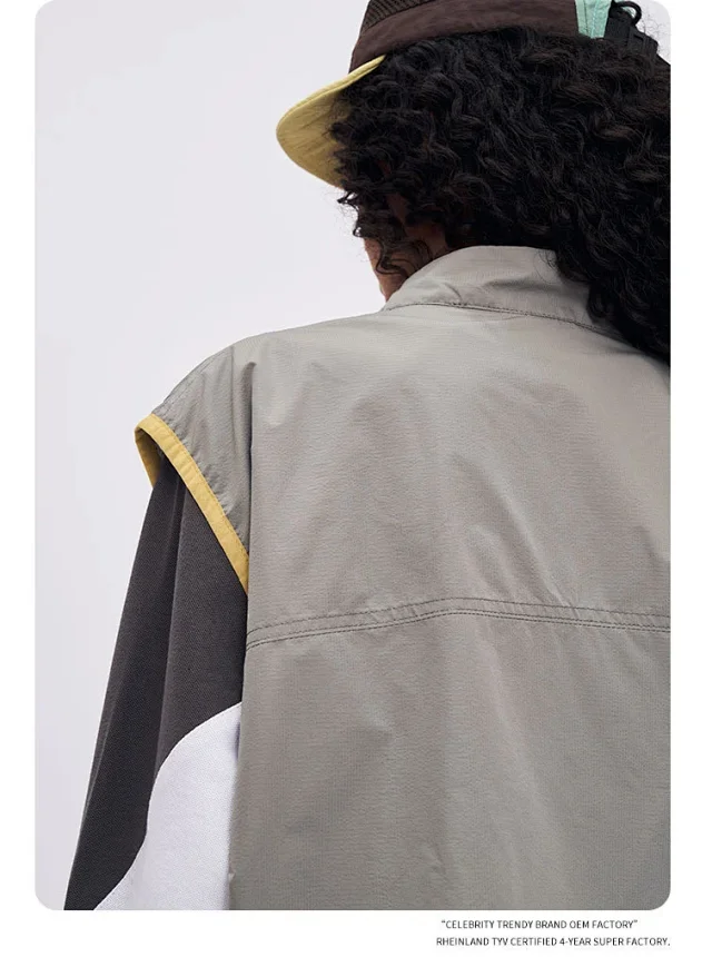 RFSD Men's | 2025 Spring/Summer Techwear Contrast Zip Vest Detail