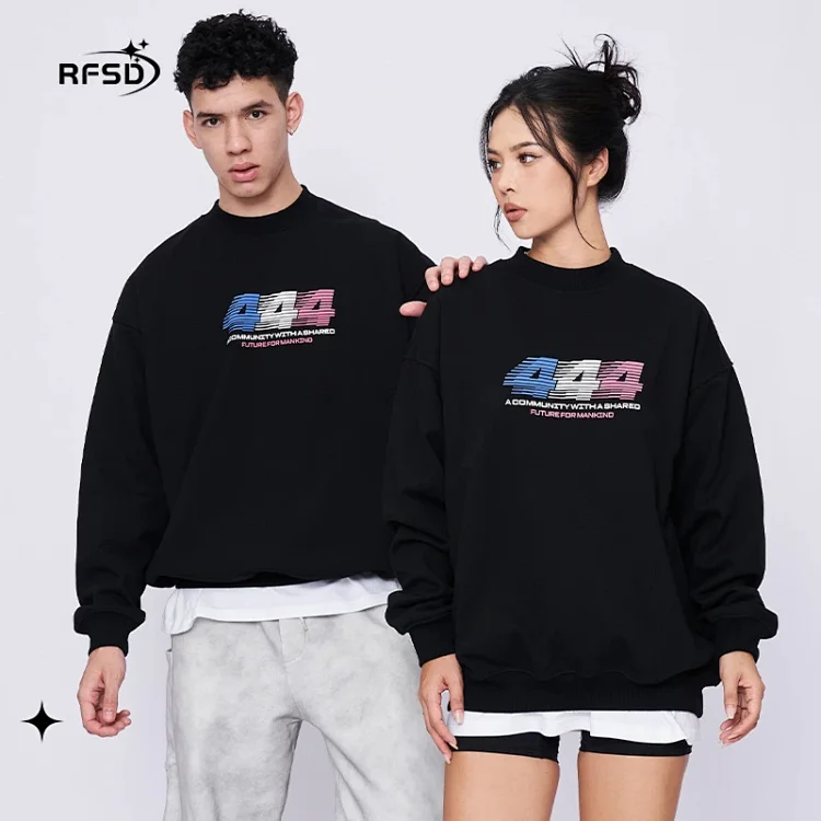 RFSD Men's 2025 Fall/Winter New Printed Crewneck Sweatshirt