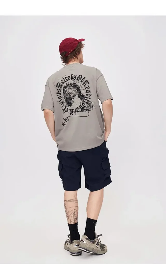RFSD Men's | Retro Gothic Print T - Shirt Detail