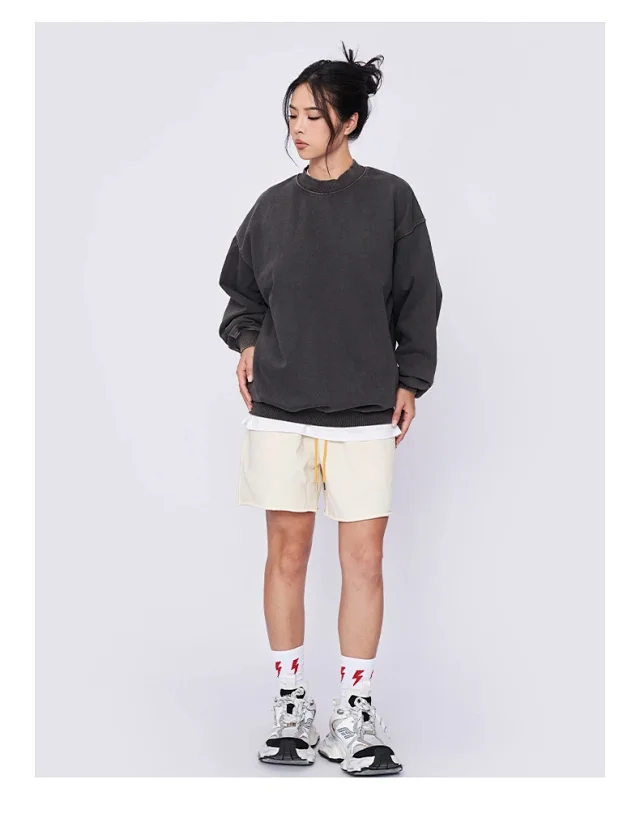 RFSD Men's 2025 FW Streetwear Crewneck Sweatshirt Detail