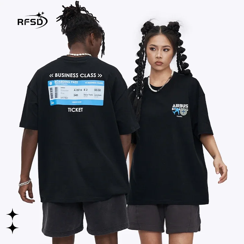 RFSD Men's Plane Ticket Print T-shirt