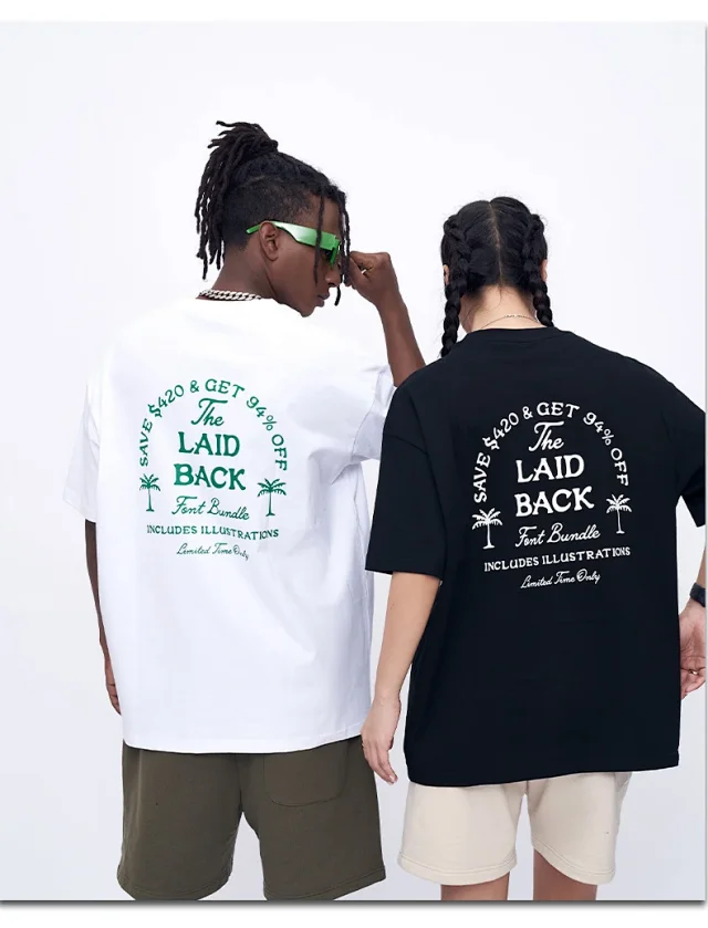 RFSD Men's Loose Printed T-shirt 2025 Spring-Summer Detail