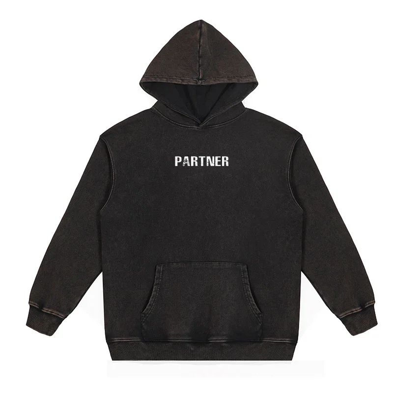 FSDR Men's 2025 A/W Loose Waxed Hoodie